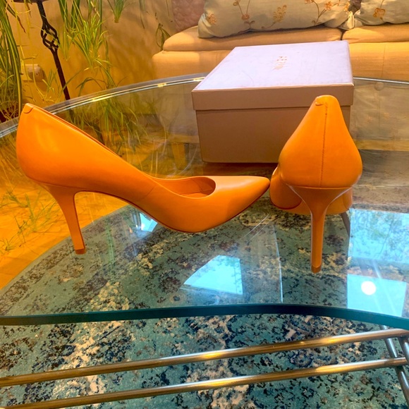 ✨Aerin✨ Caramel Fira-Calf Leather Stilettos - Picture 9 of 15